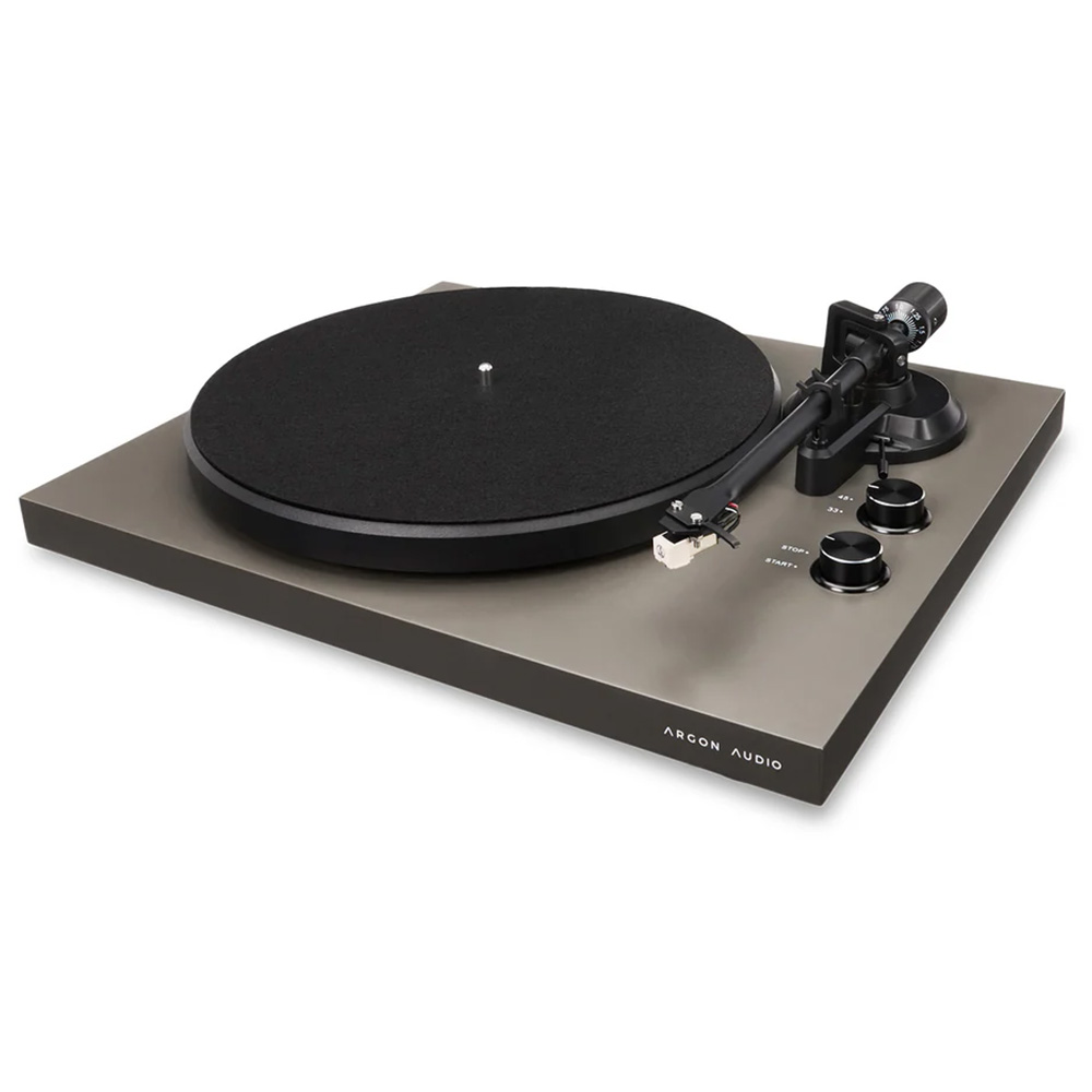 Argon Audio TT MK2 Turntable - Earth Grey - left