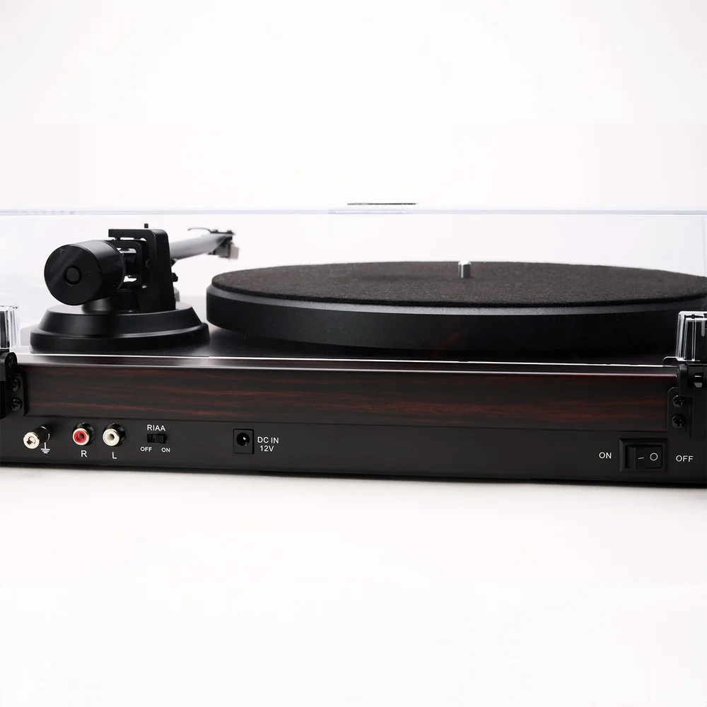 Argon Audio TT MK2 Turntable - Satin Mahogany - lifestyle