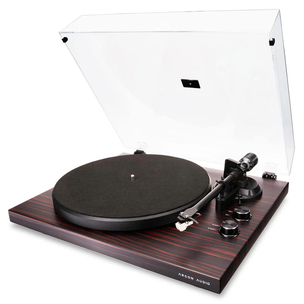 Argon Audio TT MK2 Turntable - Satin Mahogany - right