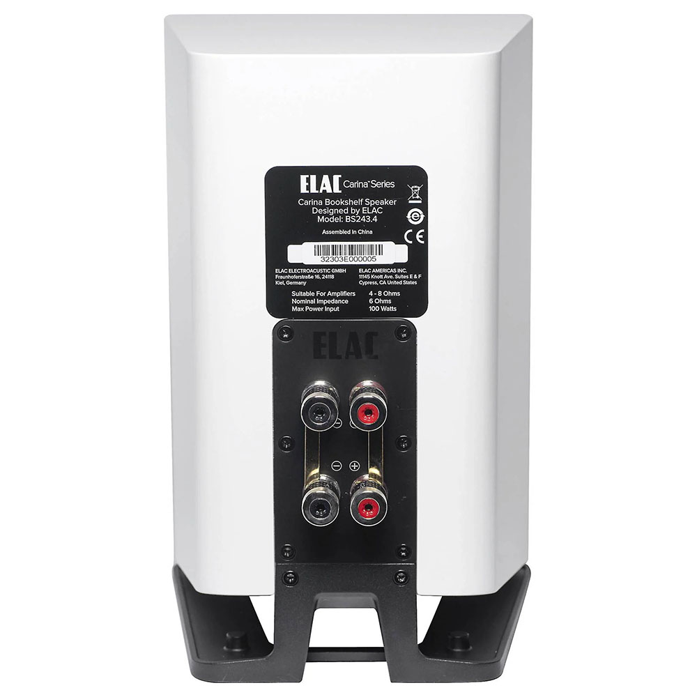 ELAC Carina BS 243.4 Speakers - White - back