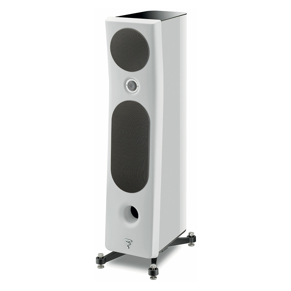 Focal KANTA N°2 Floorstanding Speaker - White High Gloss/White Mat - Grille