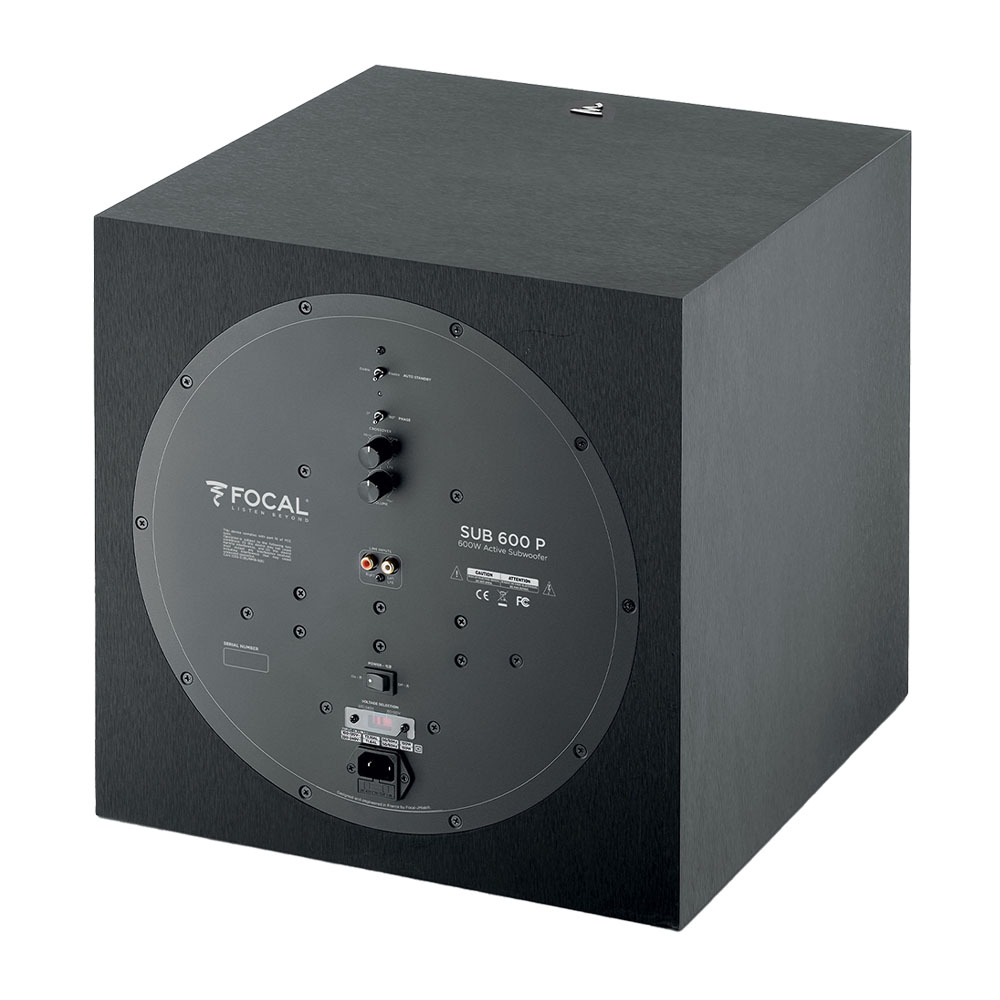 Focal SUB 600P Subwoofer - Angled Back