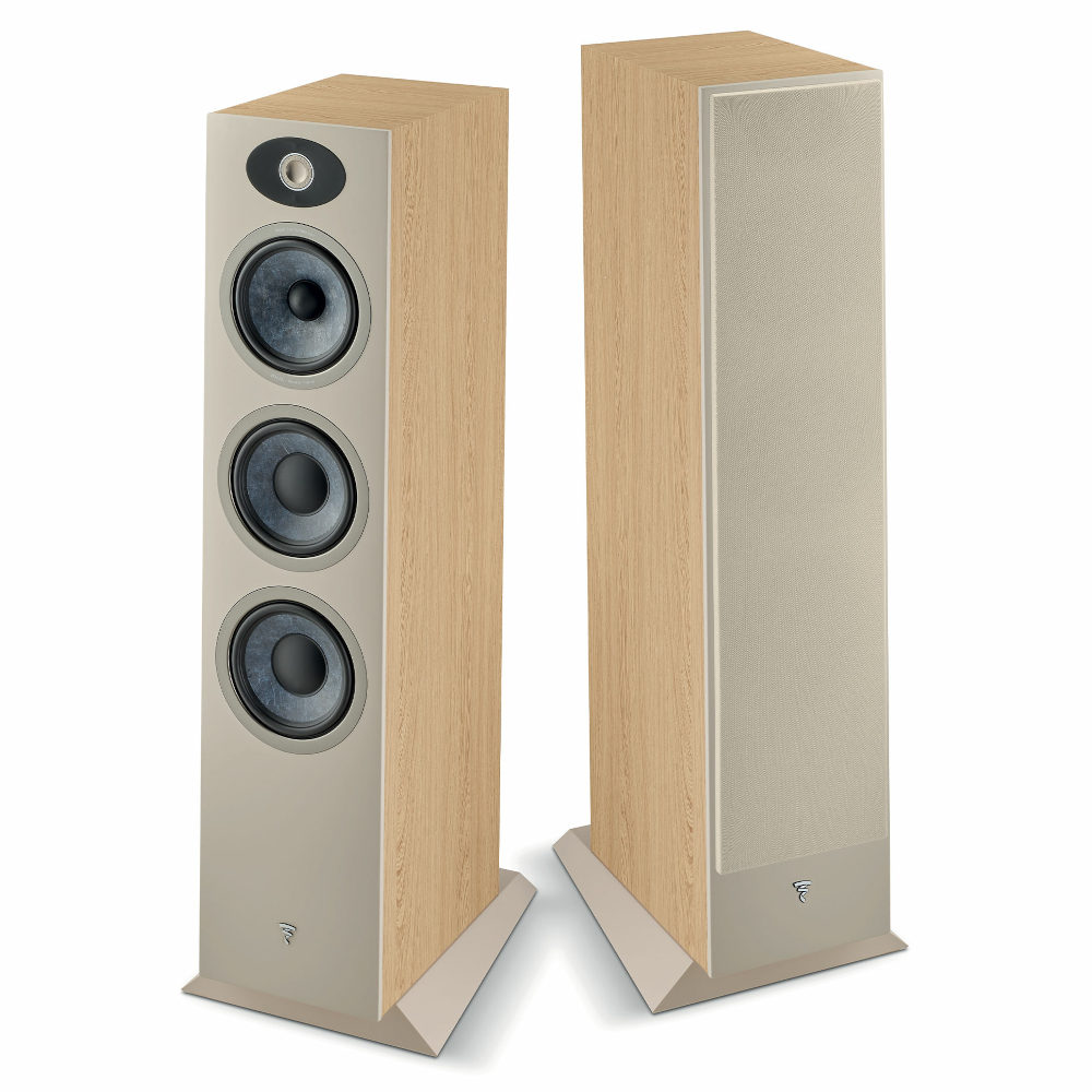 Focal Theva N3 Speaker - Light Wood - two