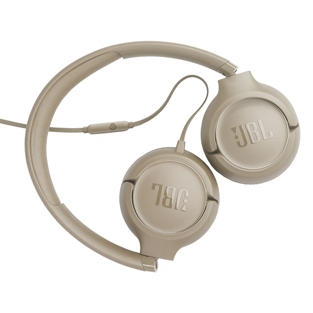 JBL Tune 530C Headphones - Beige - fold