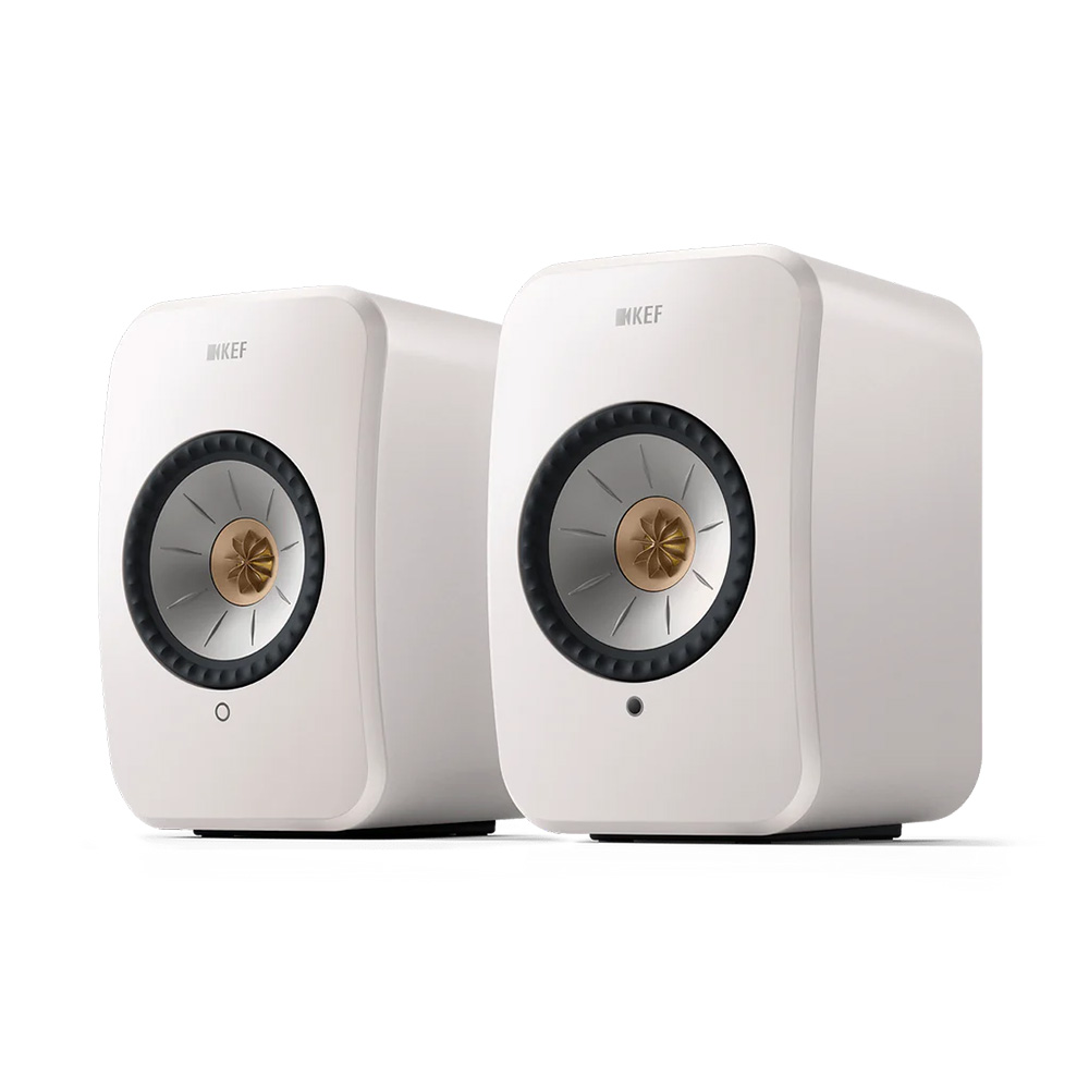 KEF LSX II Speakers - Mineral White