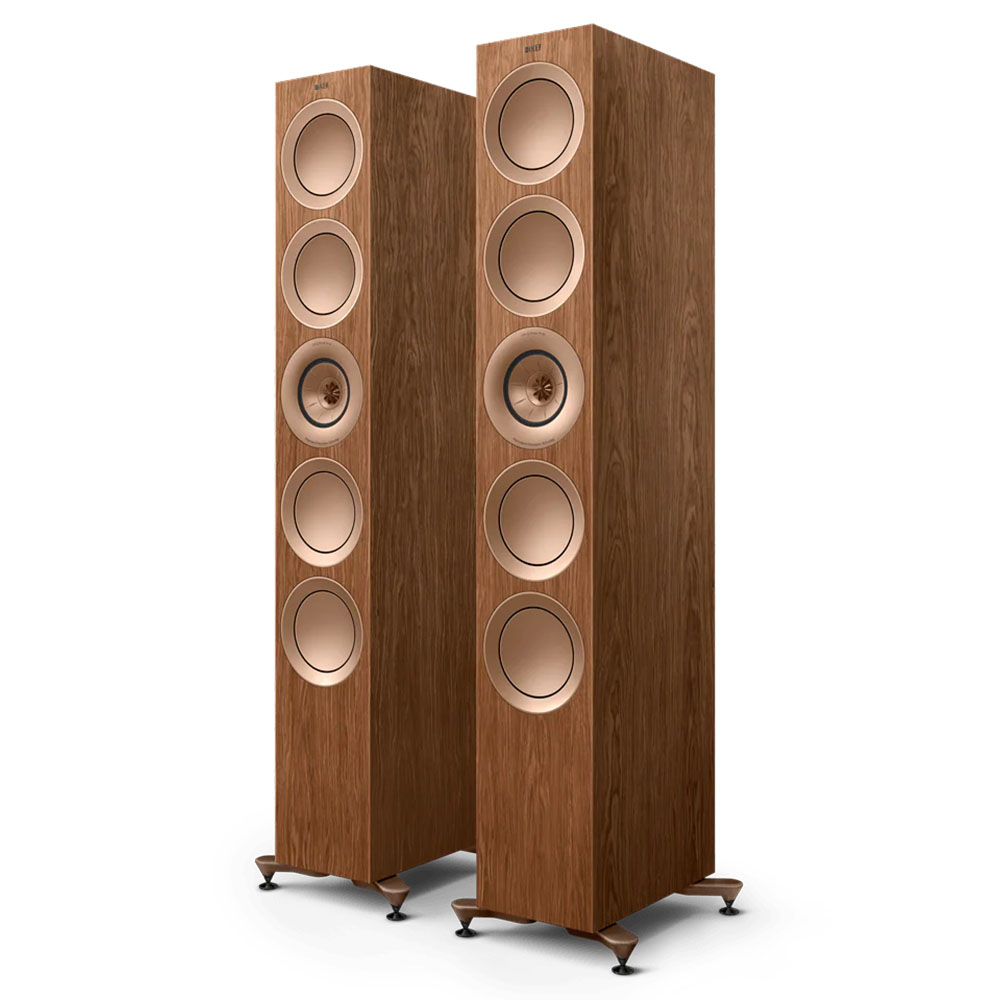 Тонколони KEF R11 Meta – орех - SoundGround музикален магазин