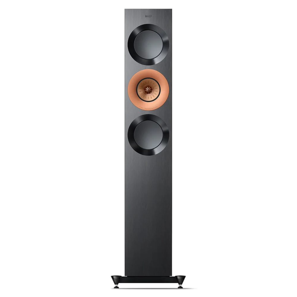 Тонколони KEF Reference 3 Meta - черен гланц/медени 2