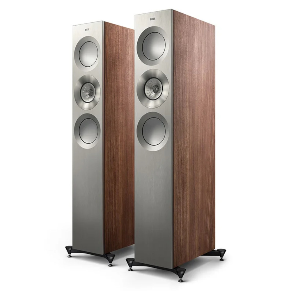 Тонколони KEF Reference 3 Meta - кафяв мат/сребристи - SoundGround музикален магазин
