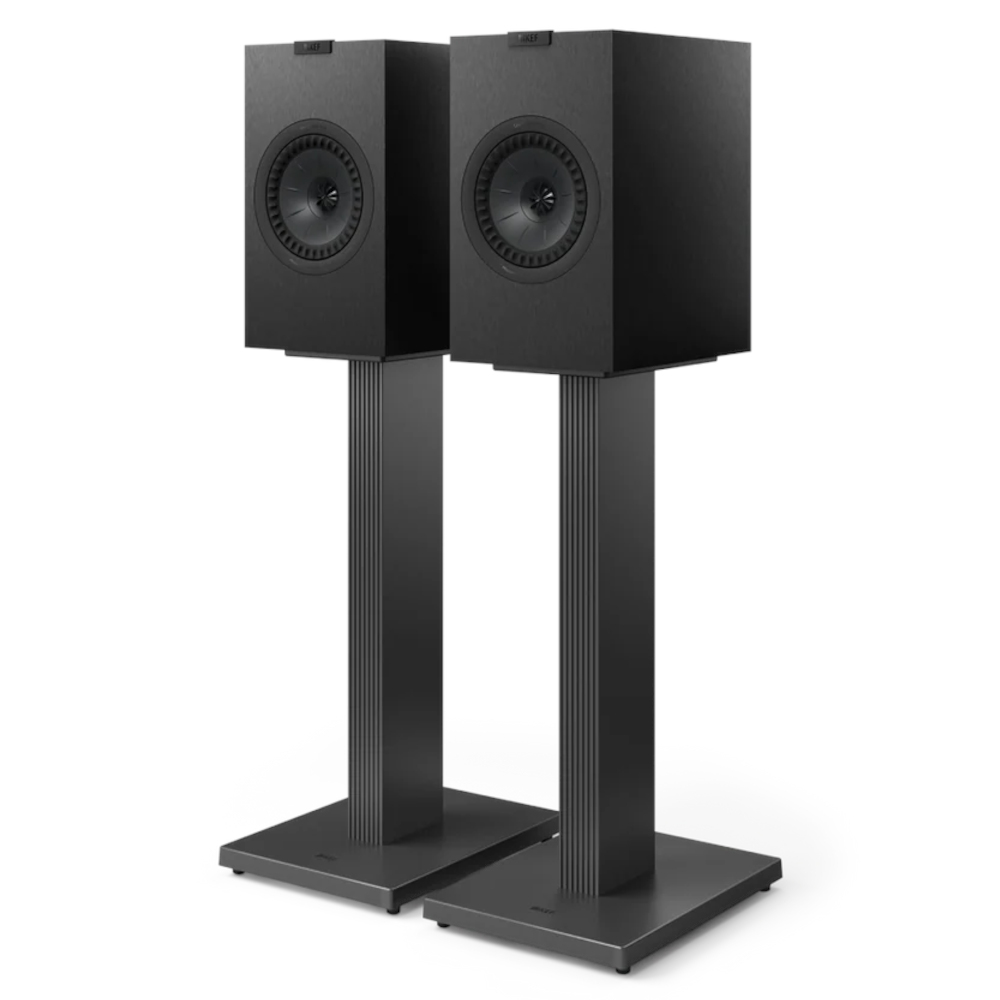 KEF SQ1 Speaker Stands - Slate Grey - front