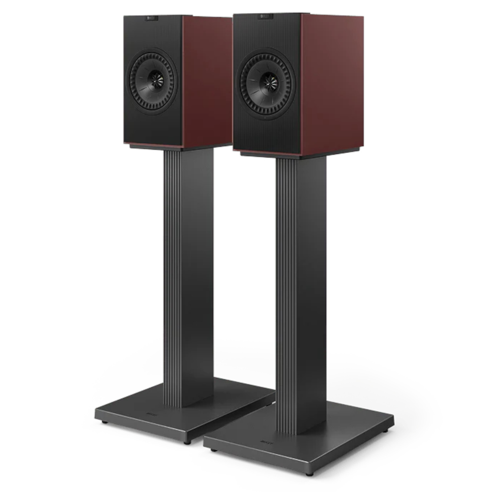 KEF SQ1 Speaker Stands - Slate Grey - side