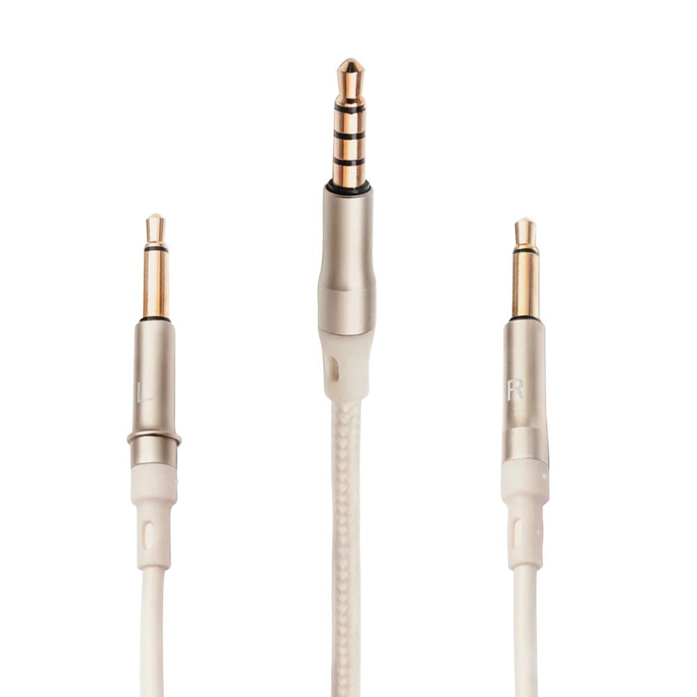 Meze Audio mono 3.5mm/3.5mm with microphone Cable - Copper