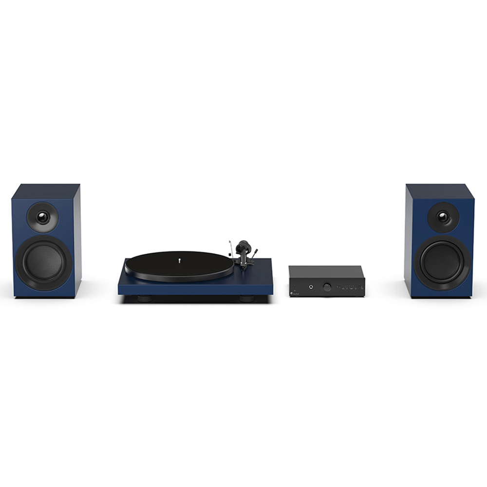 Комплект Pro-Ject Colourful Audio System E - син мат - SoundGround музикален магазин