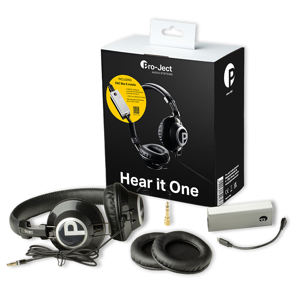 Комплект слушалки с усилвател Pro-Ject Hear it 1 DAC - SoundGround музикален магазин