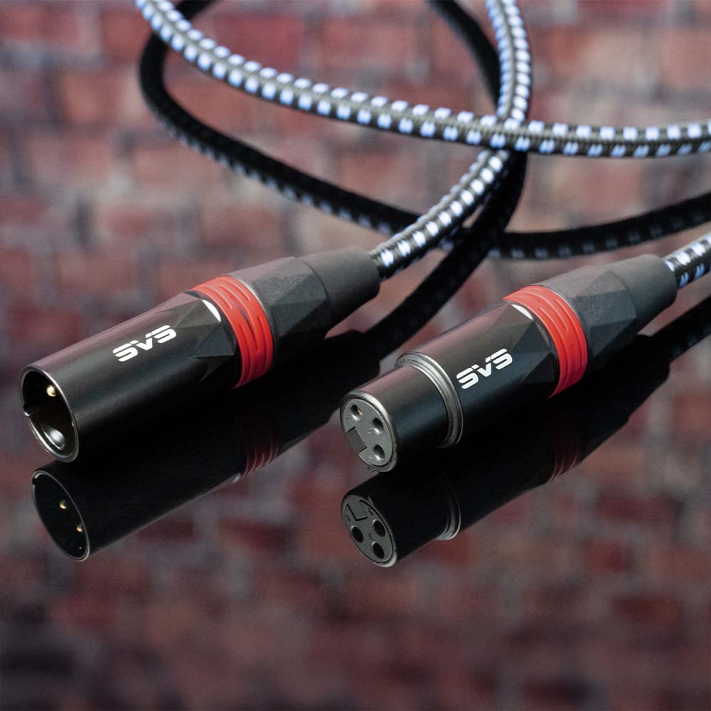 SVS SoundPath Balanced XLR Audio Interconnect Cable - Red2