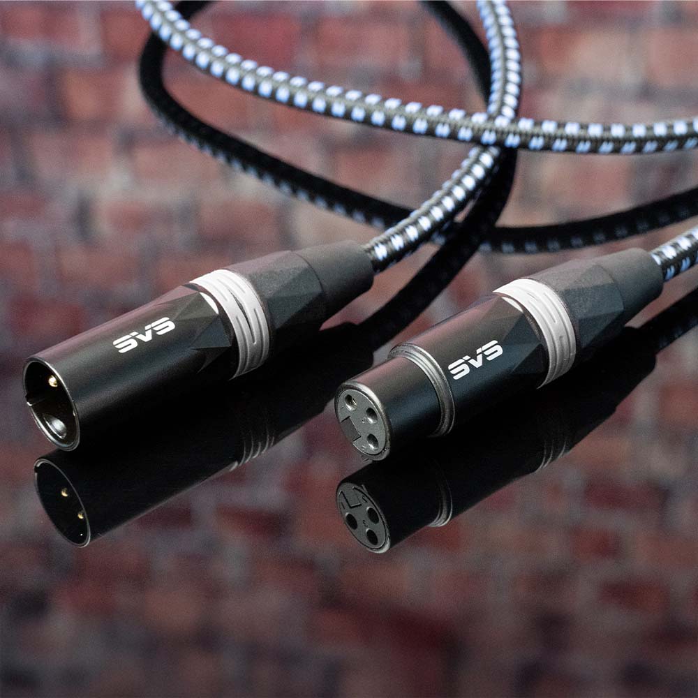 SVS SoundPath Balanced XLR Audio Interconnect Cable - White2