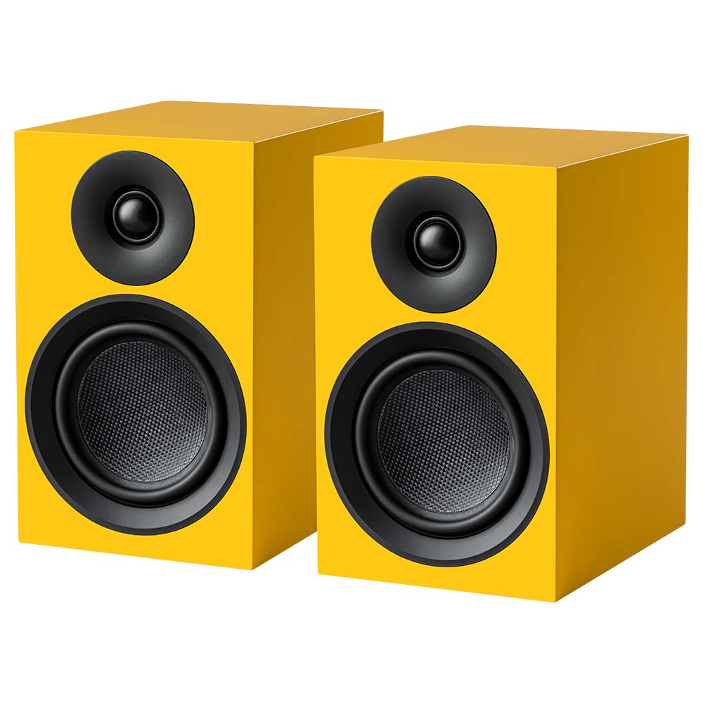 Тонколони Pro-Ject Speaker Box 5 E Carbon - жълт мат - SoundGround музикален магазин