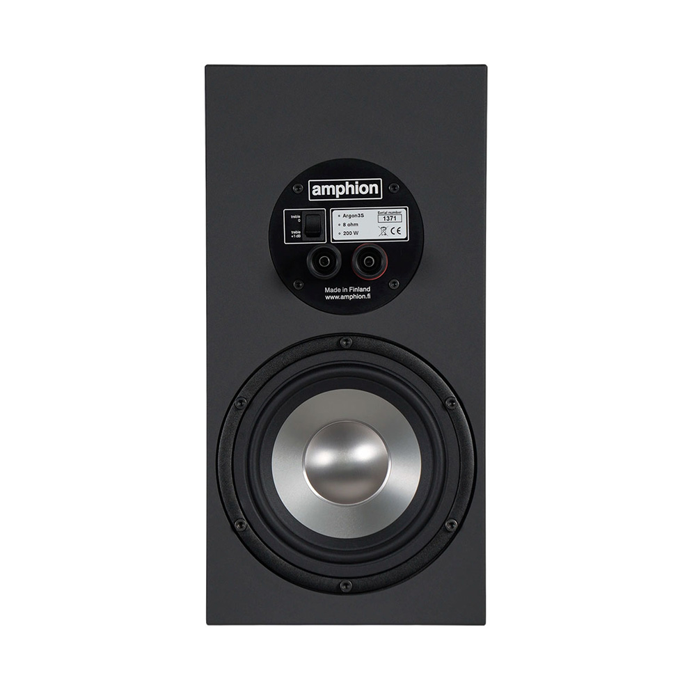 Amphion Argon3S Bookshelf Speakers - Black - Back