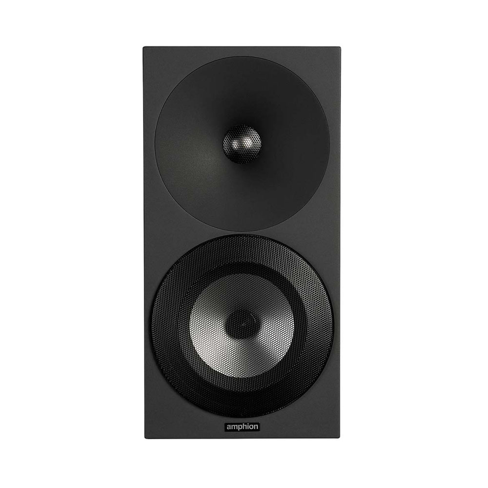 Amphion Argon3S Bookshelf Speakers - Black - Front