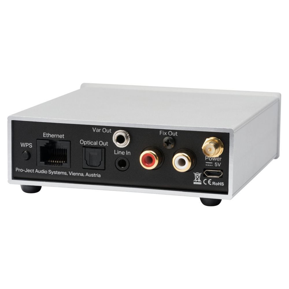 Stream Box S2 Streamer - Silver - back