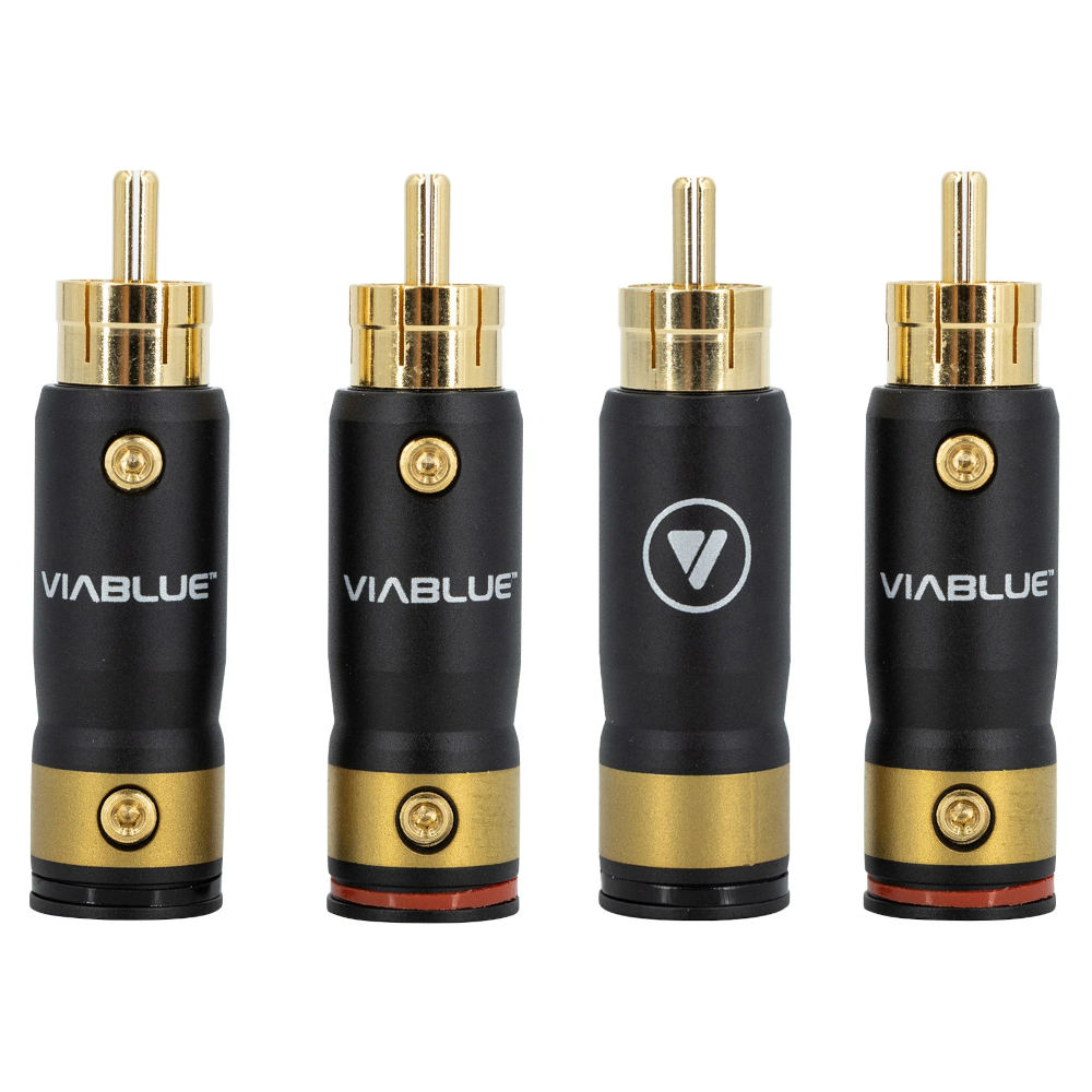 VIABLUE T8 RCA Plugs (4pcs.)