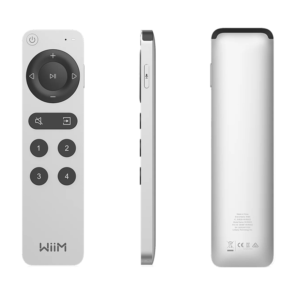 WiiM Voice Remote 2 Remote Control - All Sides