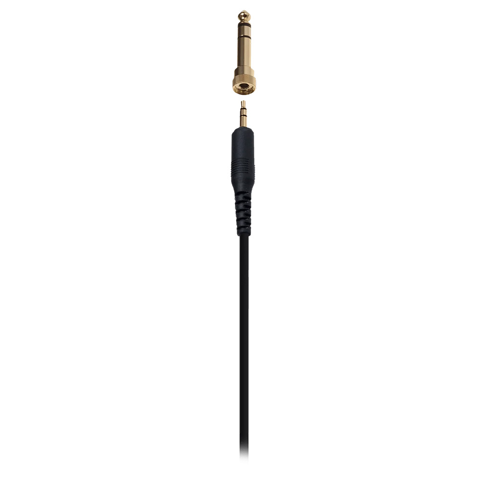 Audio-Technica ATH-AD500X Headphones - Black - Cable