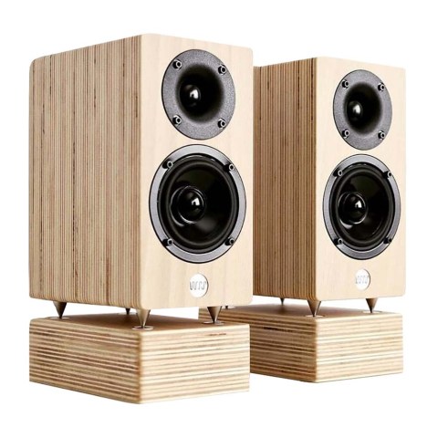 AQ Audio WRS MM2 Passive Monitor Speakers - Beech Plywood