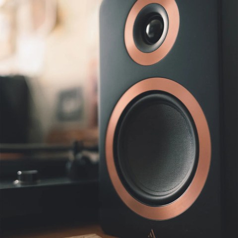 Argon Audio FORTE A5 WiFi Speakers - Black - left