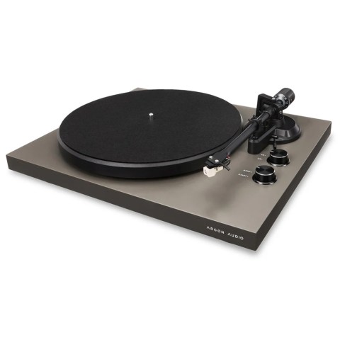 Argon Audio TT MK2 Turntable - Earth Grey - left