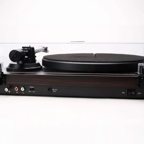 Argon Audio TT MK2 Turntable - Satin Mahogany - lifestyle