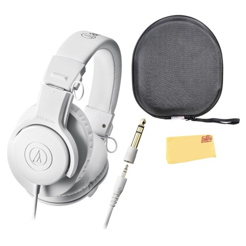 Audio-Technica ATH-M20x Headphones - White - all