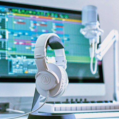 Audio-Technica ATH-M20x Headphones - White - life