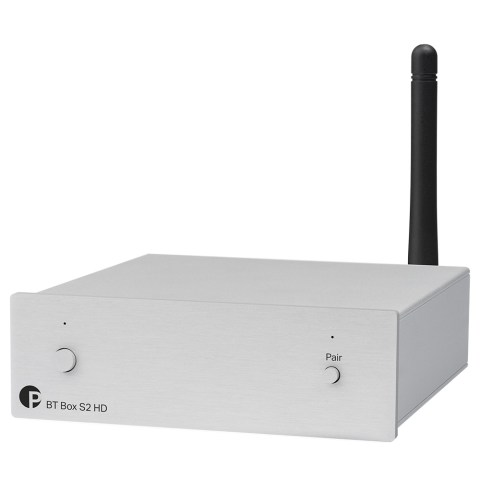 BT BOX S2 HD Audio receiver - Silver - with Antenna