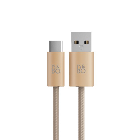 Bang and Olufsen Beoplay H95 Headphones - Gold Tone - cable