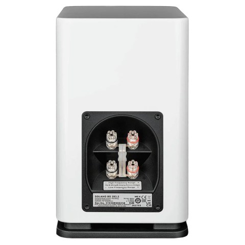 ELAC Solano BS 283.2 Speakers – Gloss White - back
