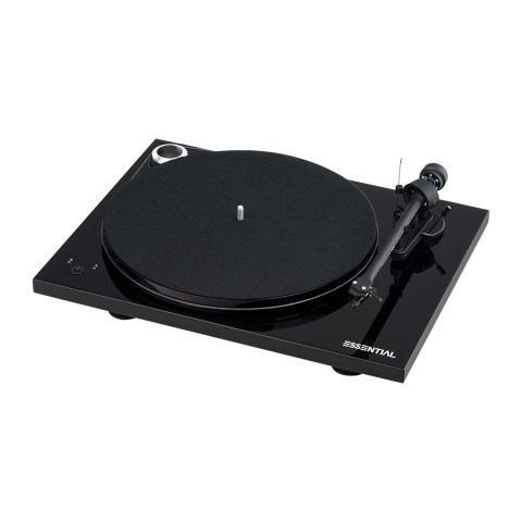 Pro-Ject Essential III RecordMaster (OM 10) Turntable - High Gloss Black