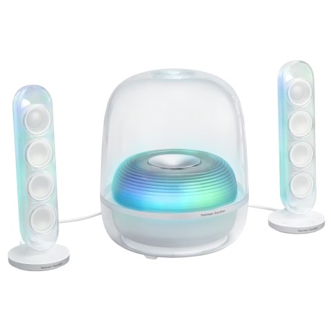 Harman Kardon Soundsticks 5 Bluetooth Speaker - White - side