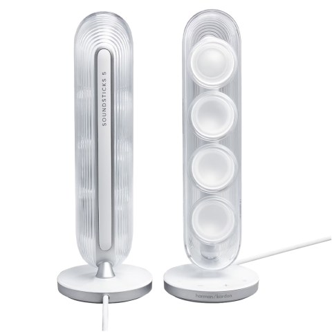 Harman Kardon Soundsticks 5 Bluetooth Speaker - White - speakers