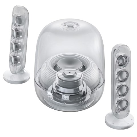 Harman Kardon Soundsticks 5 Bluetooth Speaker - White - transparent