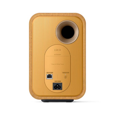 KEF LSX II Speakers - Amber Haze - 3