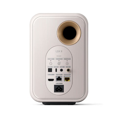 KEF LSX II Speakers - Mineral White - First back