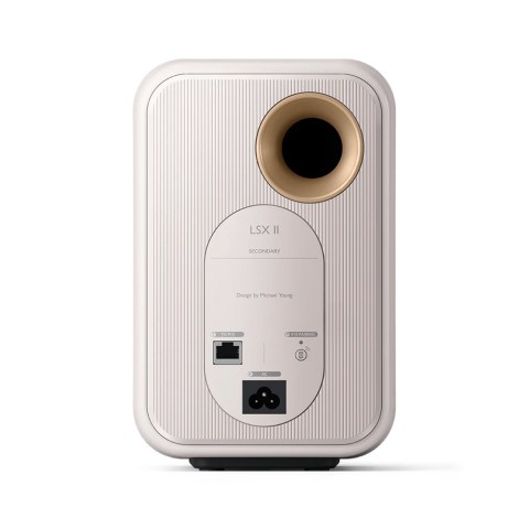 KEF LSX II Speakers - Mineral White - Second back