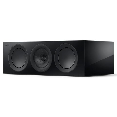KEF R2 Meta Speaker - Black Gloss - left