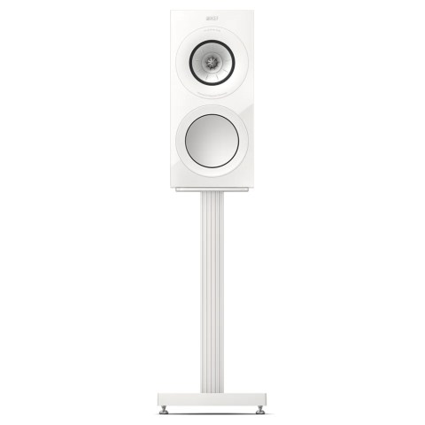 KEF R3 Meta Speakers – White Gloss - front