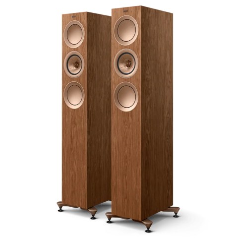 KEF R5 Meta Speakers – Walnut