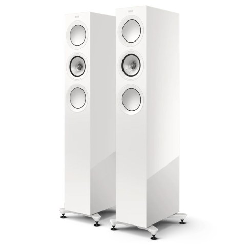 KEF R5 Meta Speakers – White Gloss