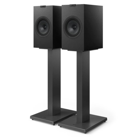 KEF SQ1 Speaker Stands - Slate Grey - front