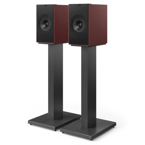 KEF SQ1 Speaker Stands - Slate Grey - side