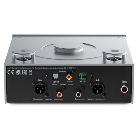 Pro-Ject CD Box RS2 Tube CD Player - Silver - back