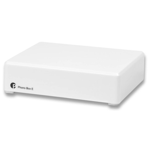 Pro-Ject Phono Box E Preamplifier - White c- front